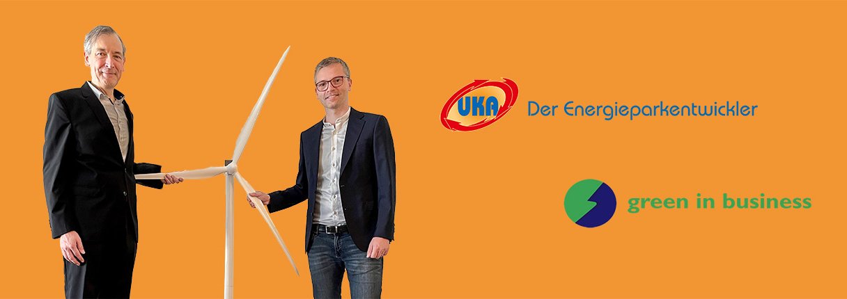 GIB-Geschäftsführer Karsten Jurgschat und UKA-West-Niederlassungsleiter Paul Hoffmann gehen Kooperation ein
